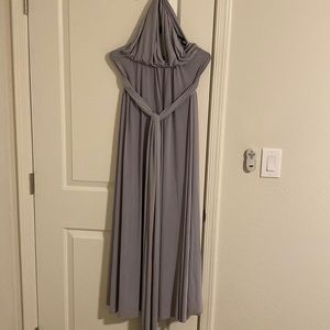 Wrap bridesmaid dress